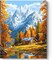 Paint by Number for Adults, Snow Mountain Cabin Easy Paint by Numbers Kits for Beginner, Adult Paint by Numbers on Canvas for Relax Gift Home Wall Decor 16x20in (Snow Mountain Cabin)